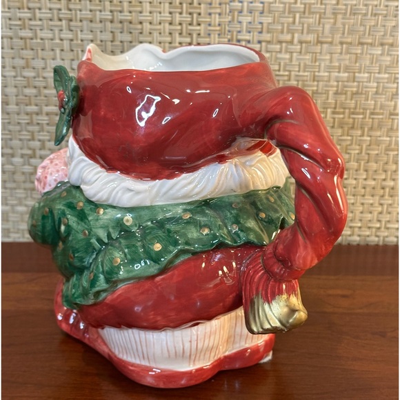 🎄🌟HP🌟VTG 1989 Fitz & Floyd Christmas Old World Elf Ceramic Pitcher - Picture 9 of 15